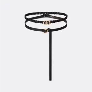 Dior Black and Gold Women's Belt